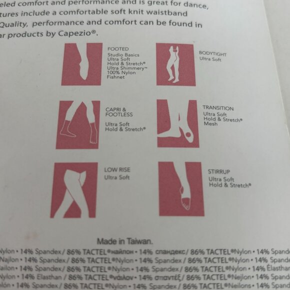 Capezio Transition Tights Ultra Soft Matte Semi-Opaque Girls 2-6 Dance 1816X - Picture 6 of 8